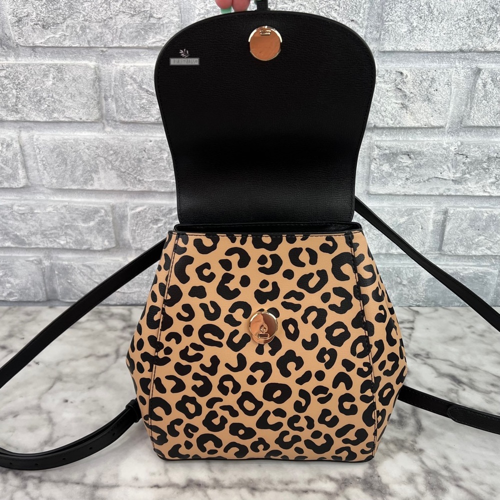 Kate Spade Graphic Leopard Print Adel Backpack - Picture 6 of 10